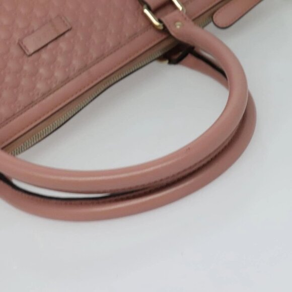 GUCCI Micro GG Canvas Micro Guccissima Bag Leather Outlet 449655 Auth 137915 - Picture 6 of 16